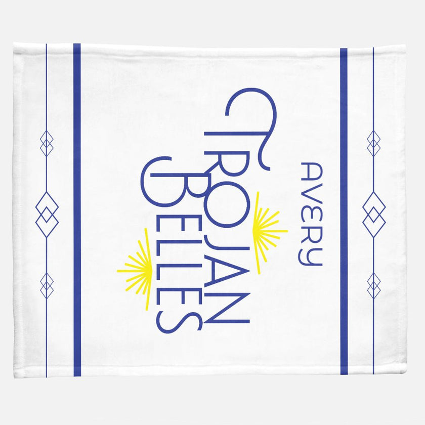 Trojan Belles Minky Blanket - 50