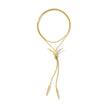 Longhorn Bolo Tie Necklace | 14k Gold Plated Western Longhorn Necklace