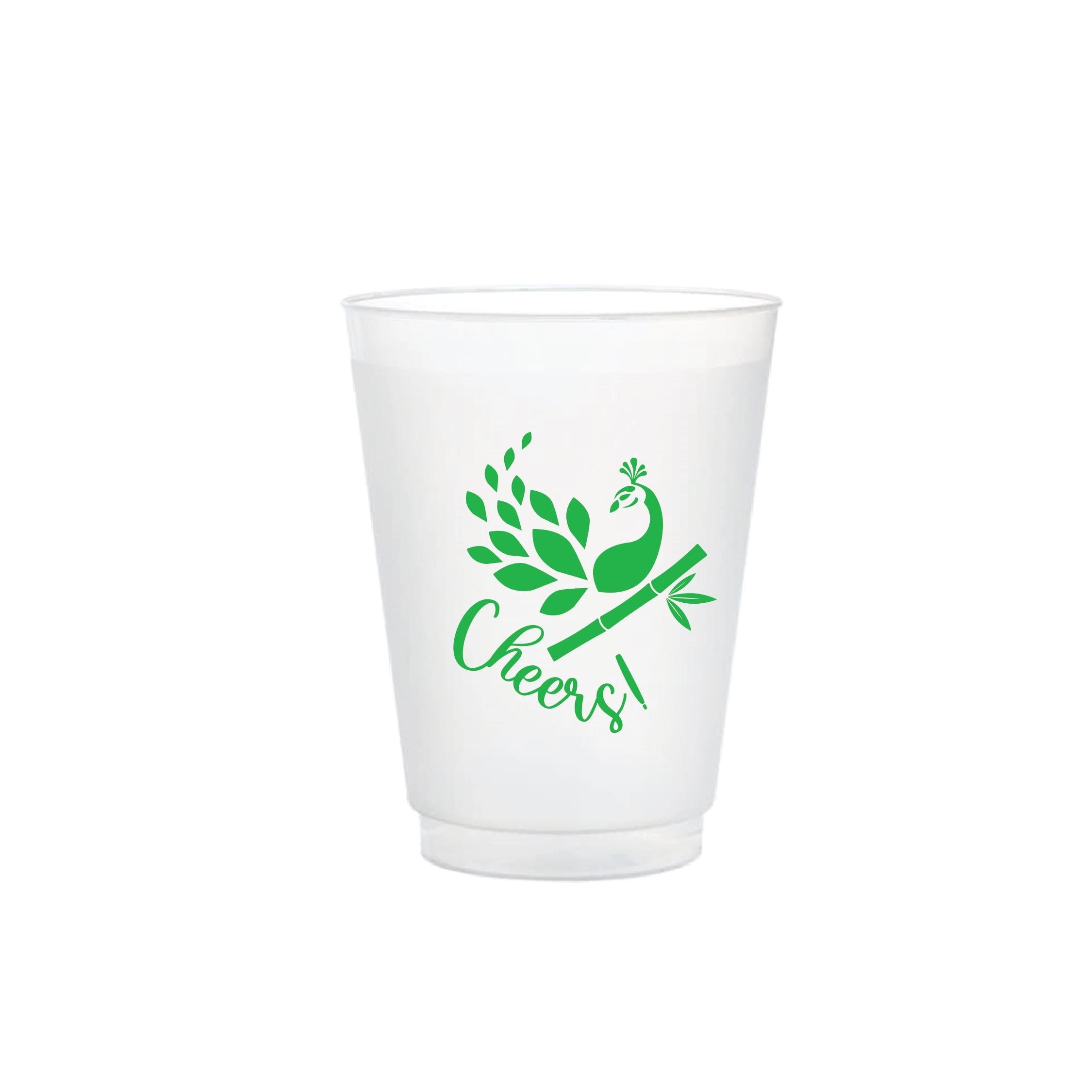 Mahjong Cheers Bird Bam Cups - Set of 8