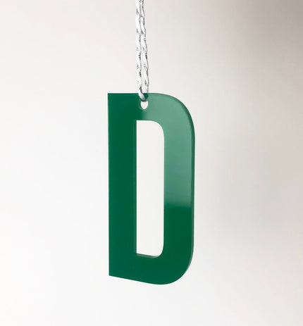 Monogram Ornament or Gift Tag - Bold