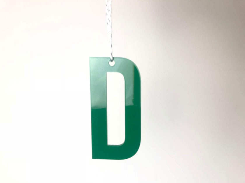 Monogram Ornament or Gift Tag - Bold