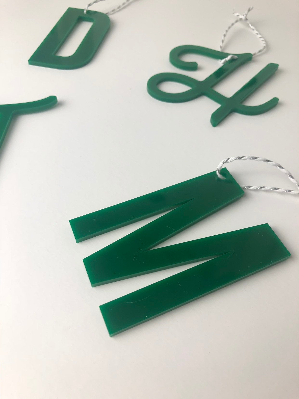 Monogram Ornament or Gift Tag - Bold