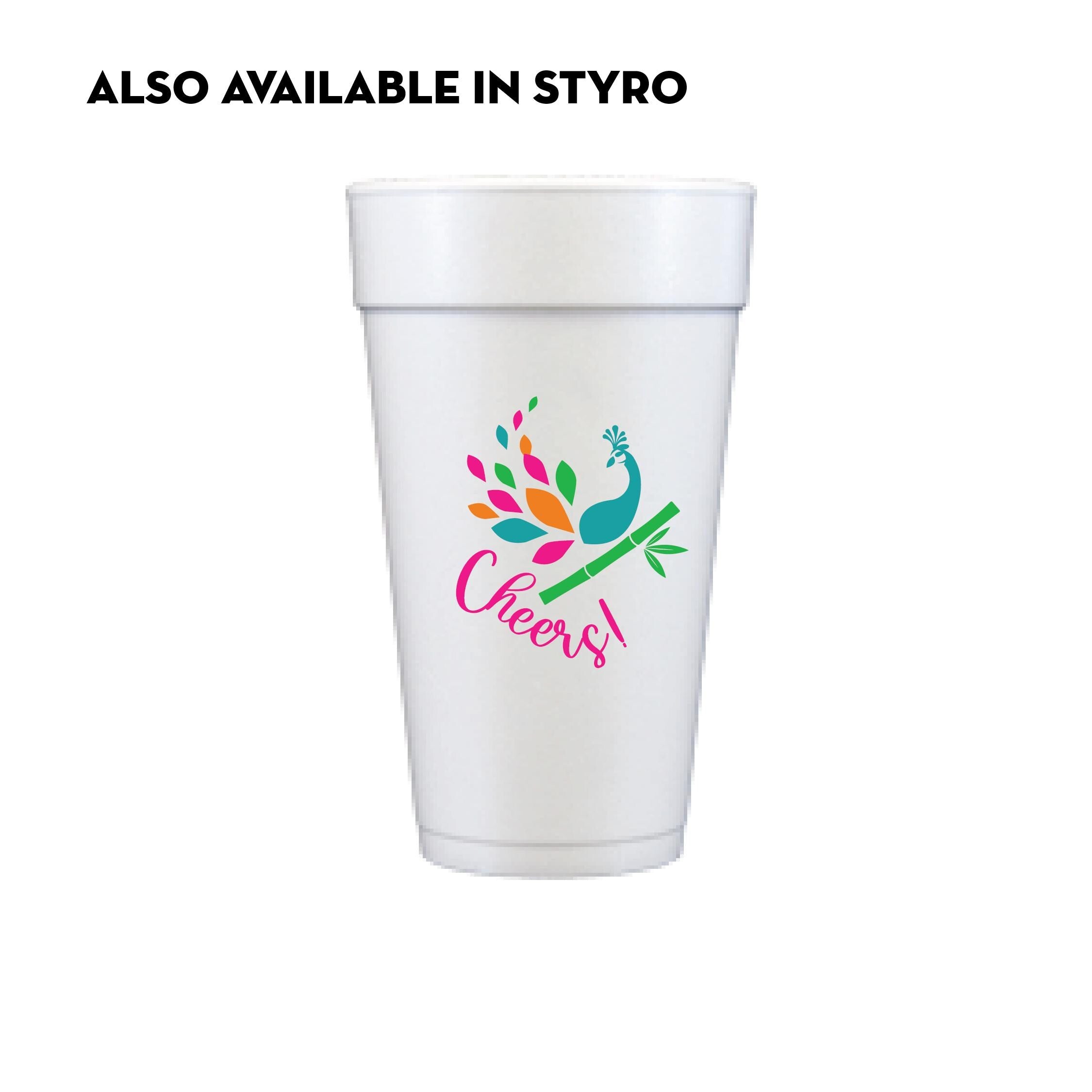 Mahjong Cheers Bird Bam Cups - Set of 8