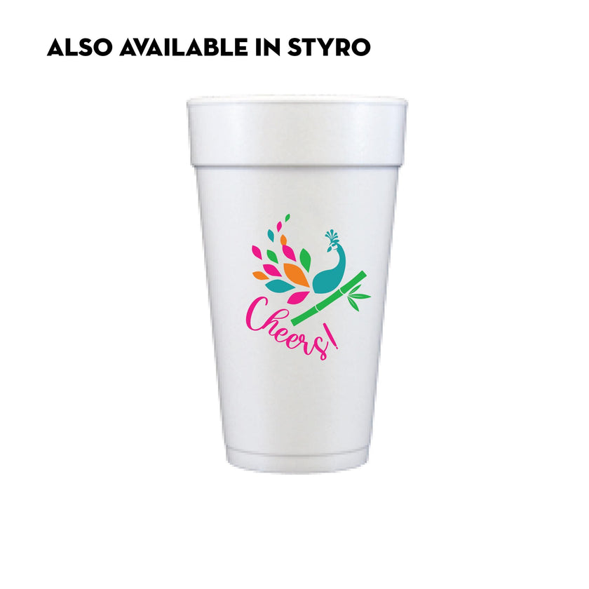 Mahjong Cheers Bird Bam Cups - Set of 8