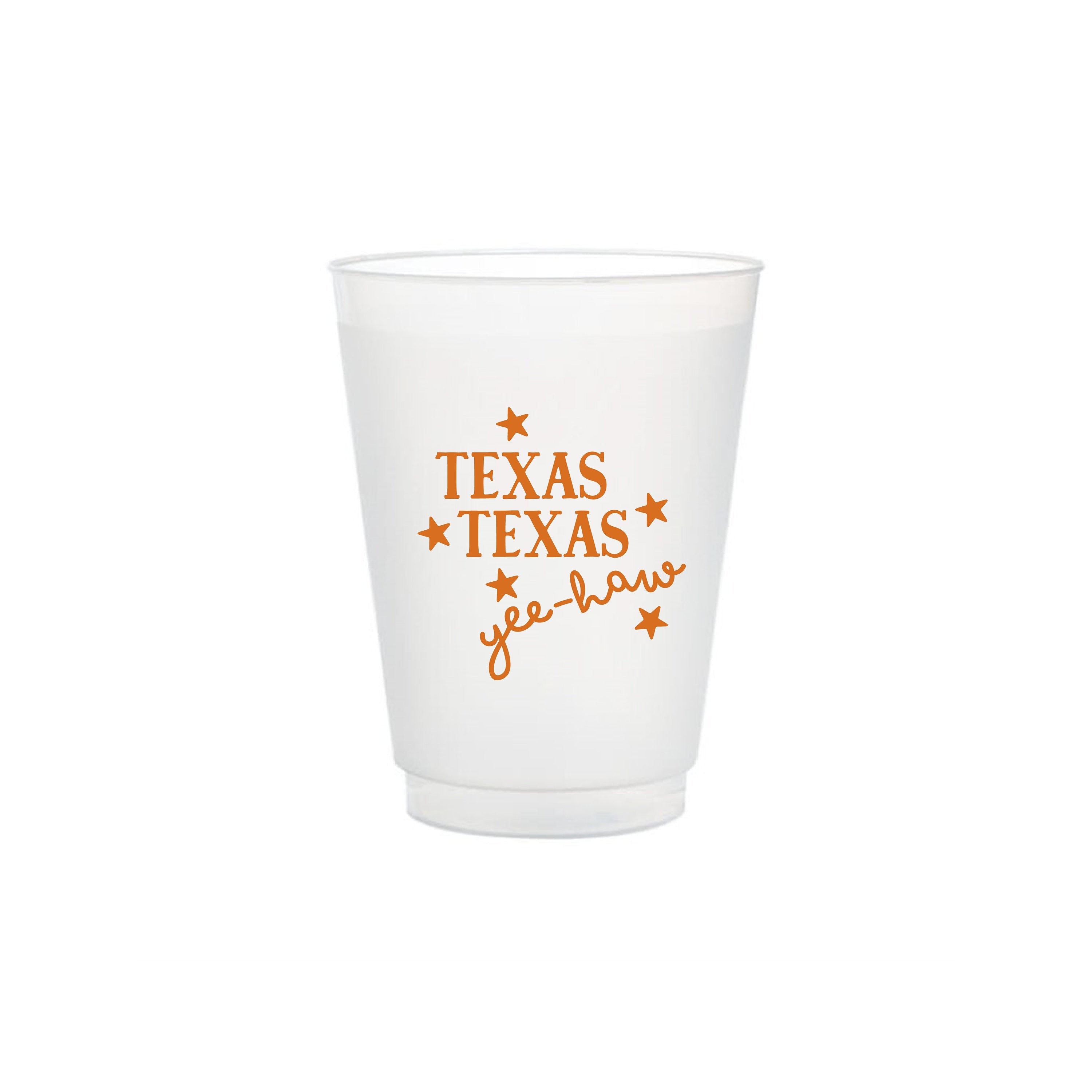 Texas Texas Yee-Haw Cups - Set of 8