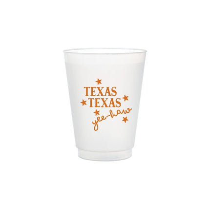 Texas Texas Yee-Haw Cups - Set of 8