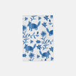 Blue Otomi Hostess Towel, Otomi Hand Towel, Armadillo Otomi Hand Towel