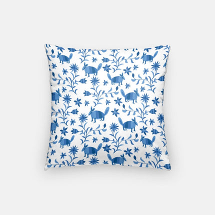 Blue Otomi Pillow Cover - 16 inch