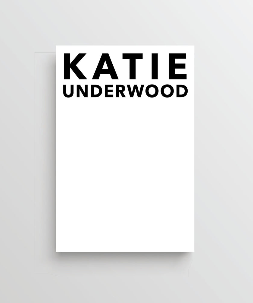 Personalized Notepad - Bold
