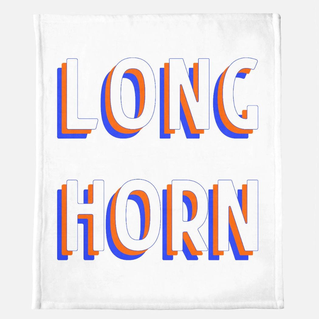 Longhorn Minky Blanket - 50