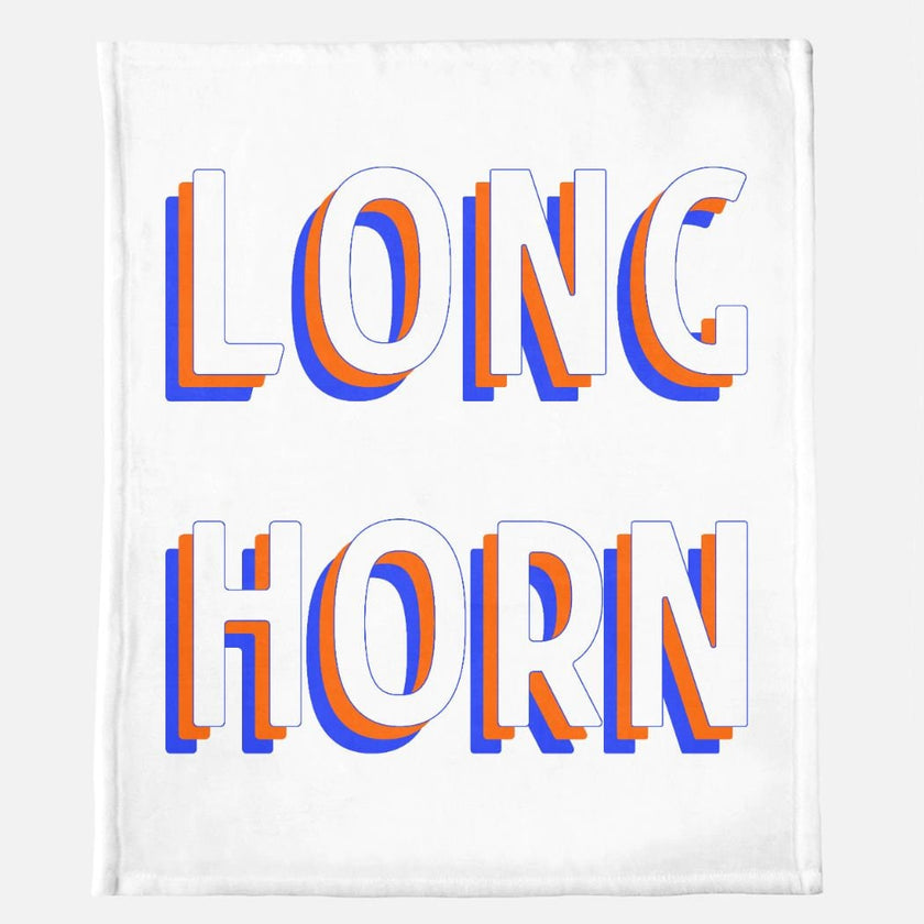 Longhorn Minky Blanket - 50