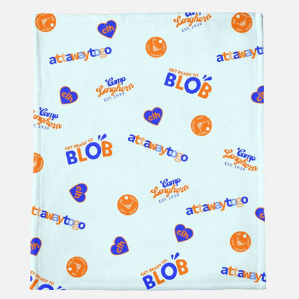 Camp Longhorn Minky Blanket - 50