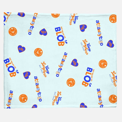 Camp Longhorn Minky Blanket - 50
