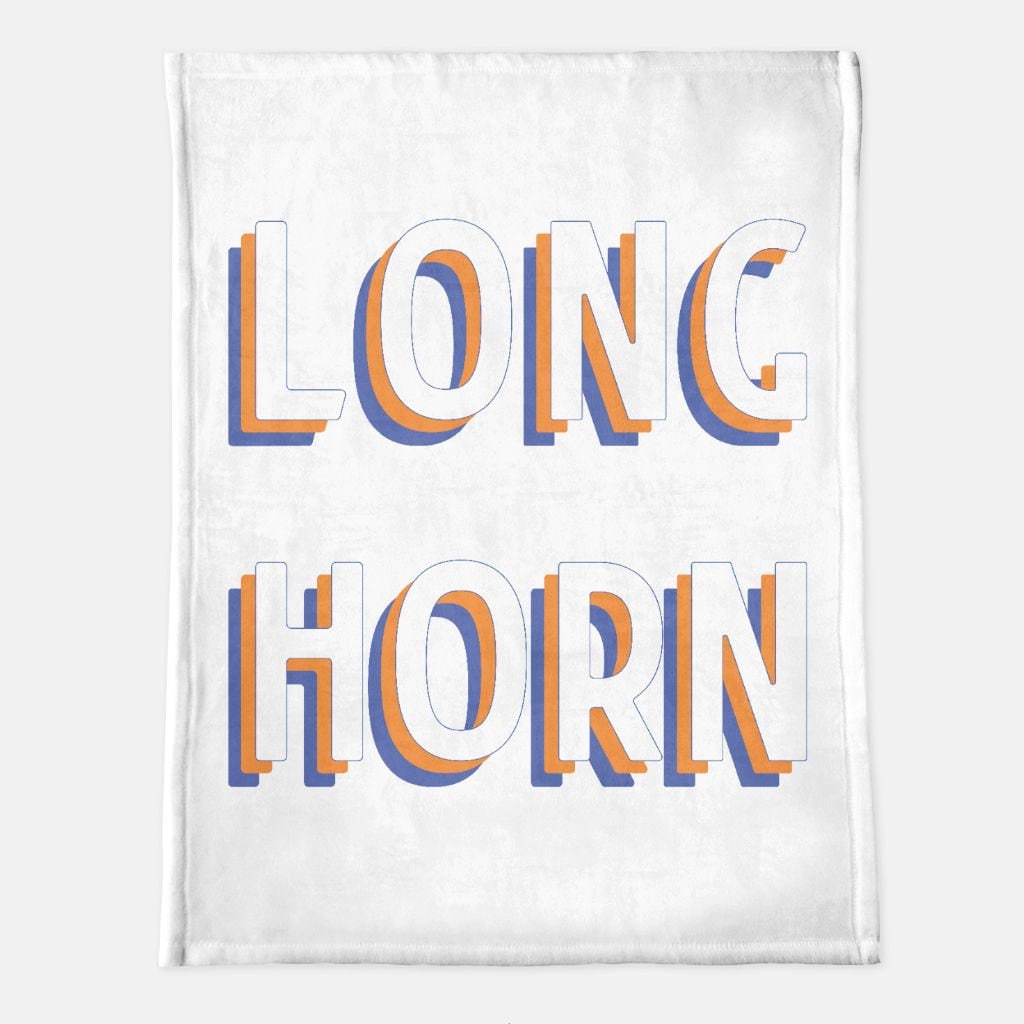 So Longhorn Minky Blanket - 60