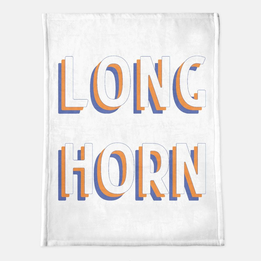So Longhorn Minky Blanket - 60