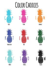 Personalized Note Cards Pineapple Monogram, Personalized Stationery Monogram Note Cards Gift for Her Birthday Graduation Gift Monogram Gift