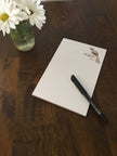 Notepad - Mockingbird, Cute Gift for Her, Personalized Notepad, Mockingbird Art, Custom Stationery, Hand Drawn Art