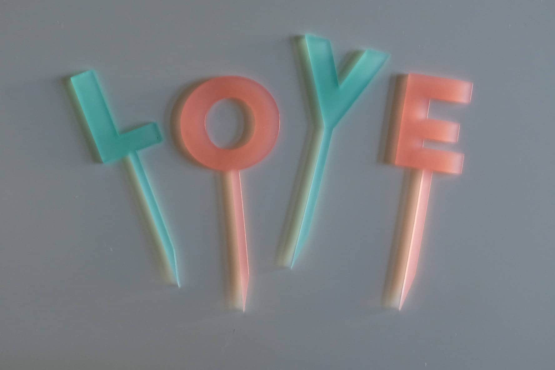 LOVE Cupcake Topper