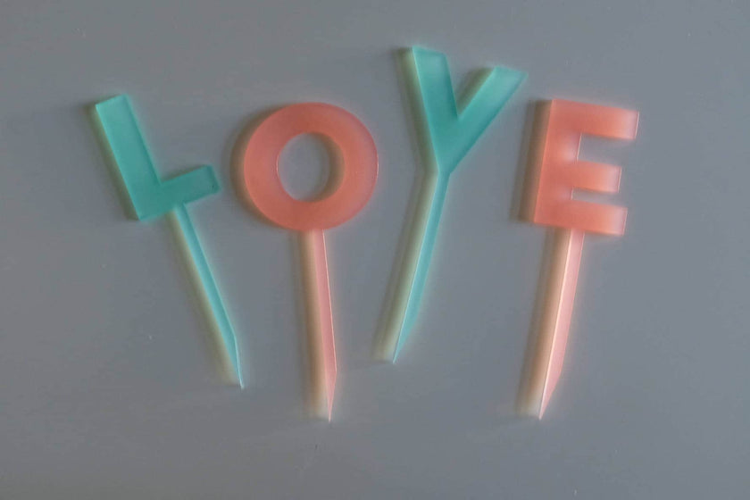 LOVE Cupcake Topper