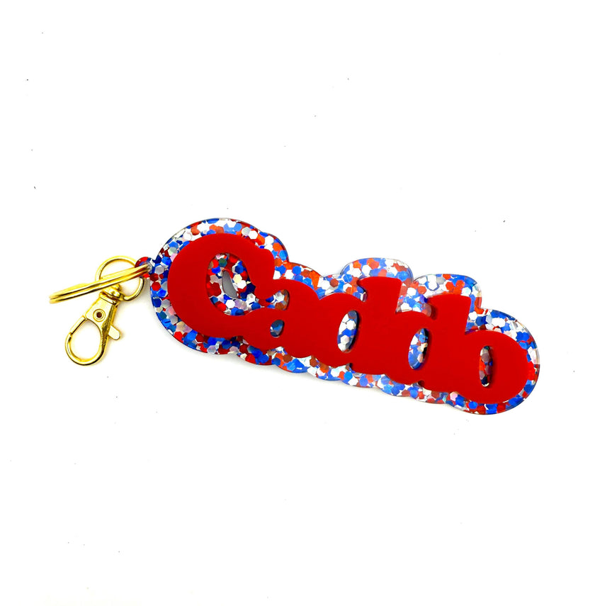 Camper Sparkle Keychain