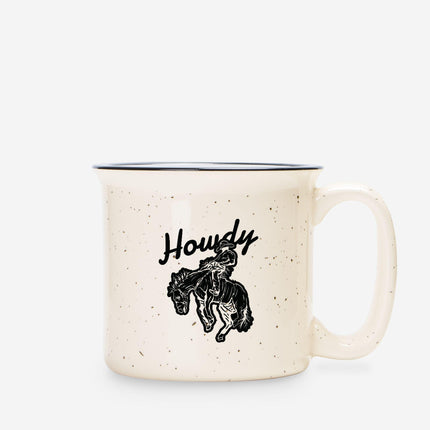 Howdy Ceramic Camp Mug