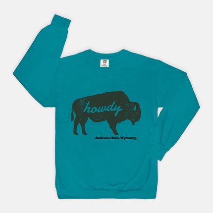 Howdy Jackson Hole - Crewneck Sweatshirt