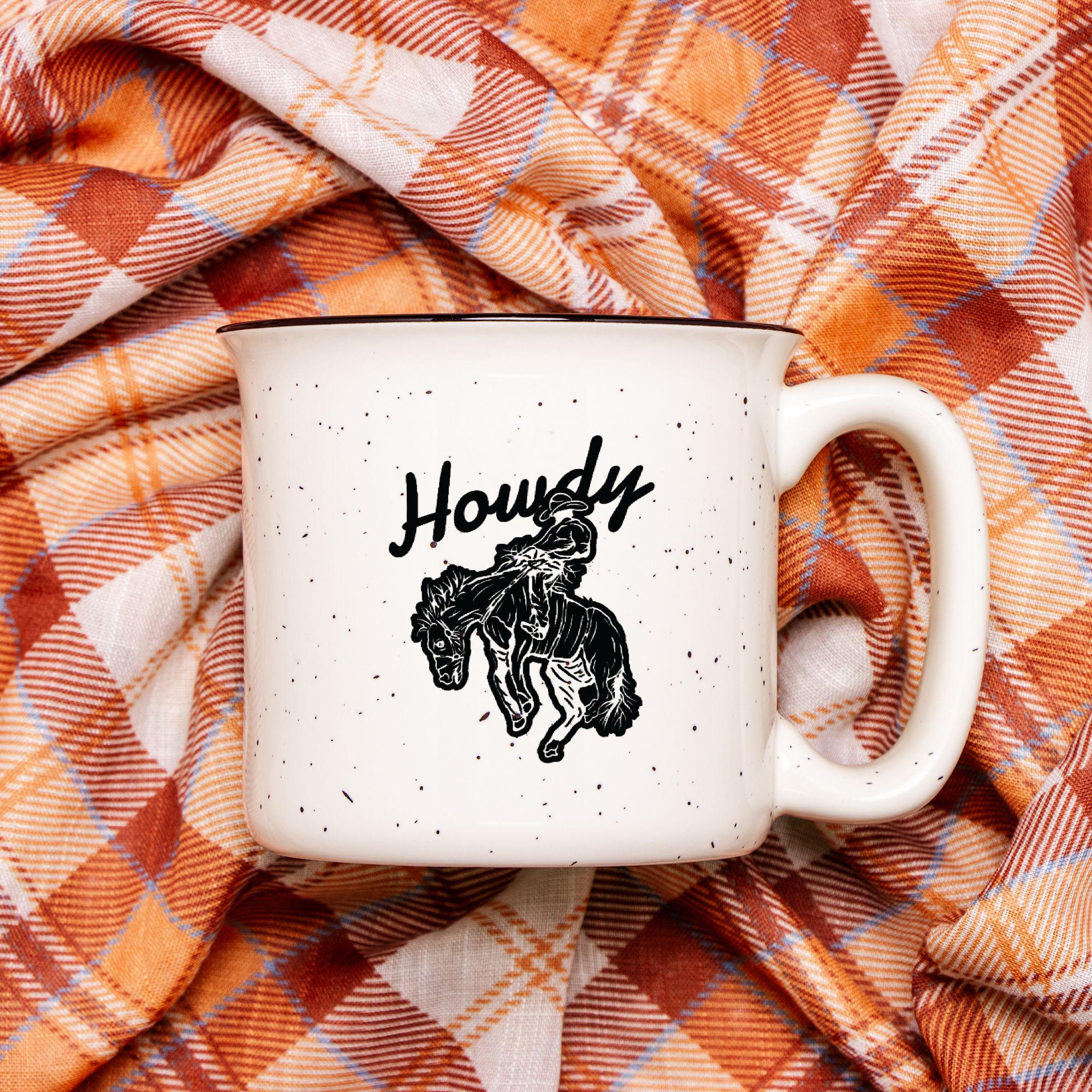 Howdy Ceramic Camp Mug