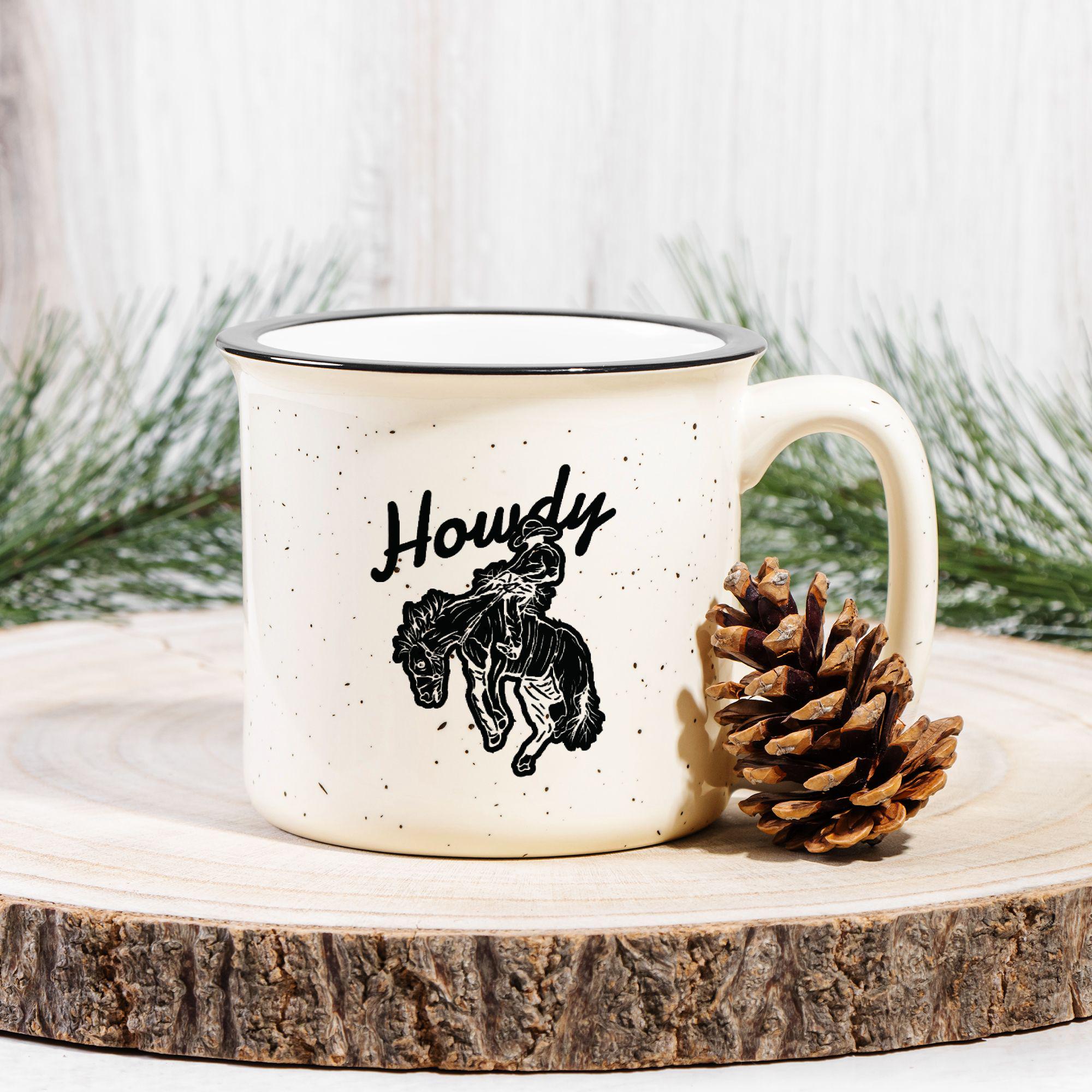 Howdy Ceramic Camp Mug