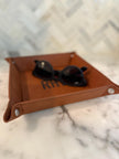 Personalized Leather Tray