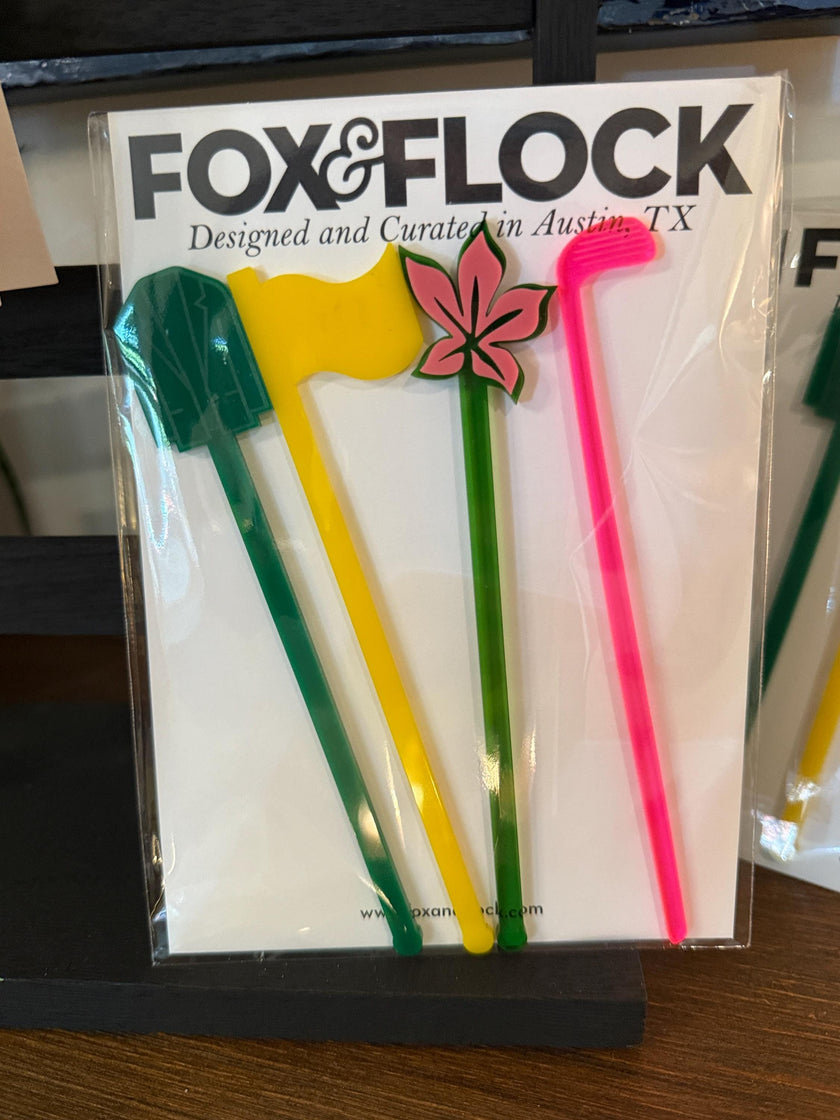 Master Golf Party Swizzle Sticks