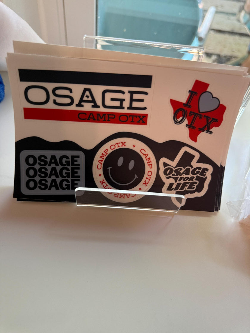 Camp OTX Sticker Sheet