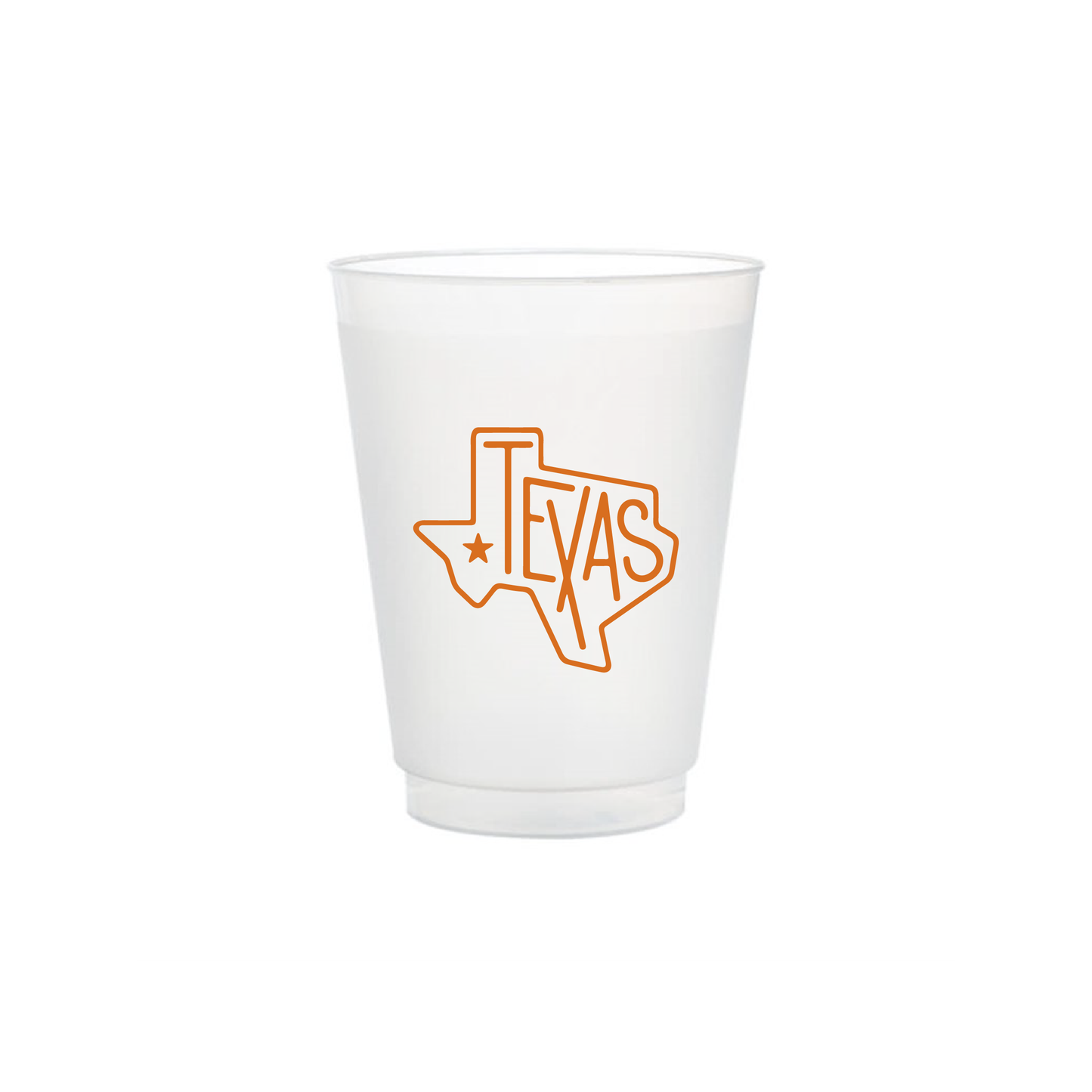 Texas State of Mind Cups - Set of 8
