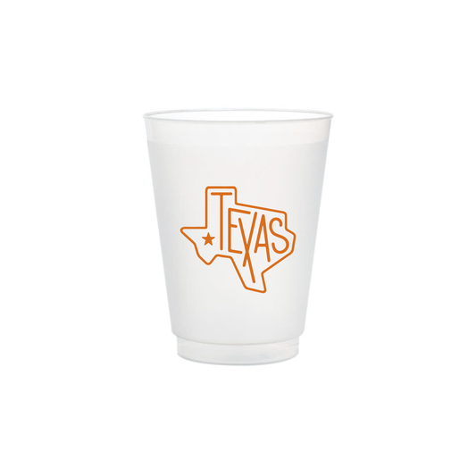 Texas State of Mind Cups - Set of 8