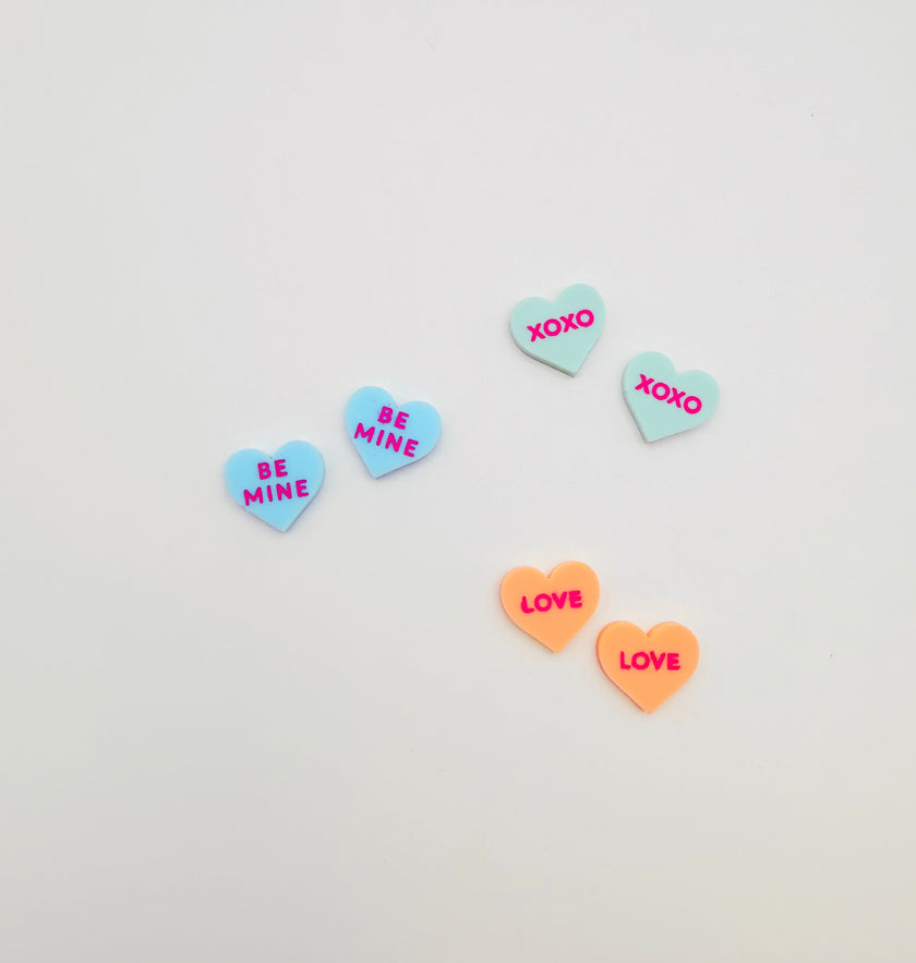 Candy Heart Earrings