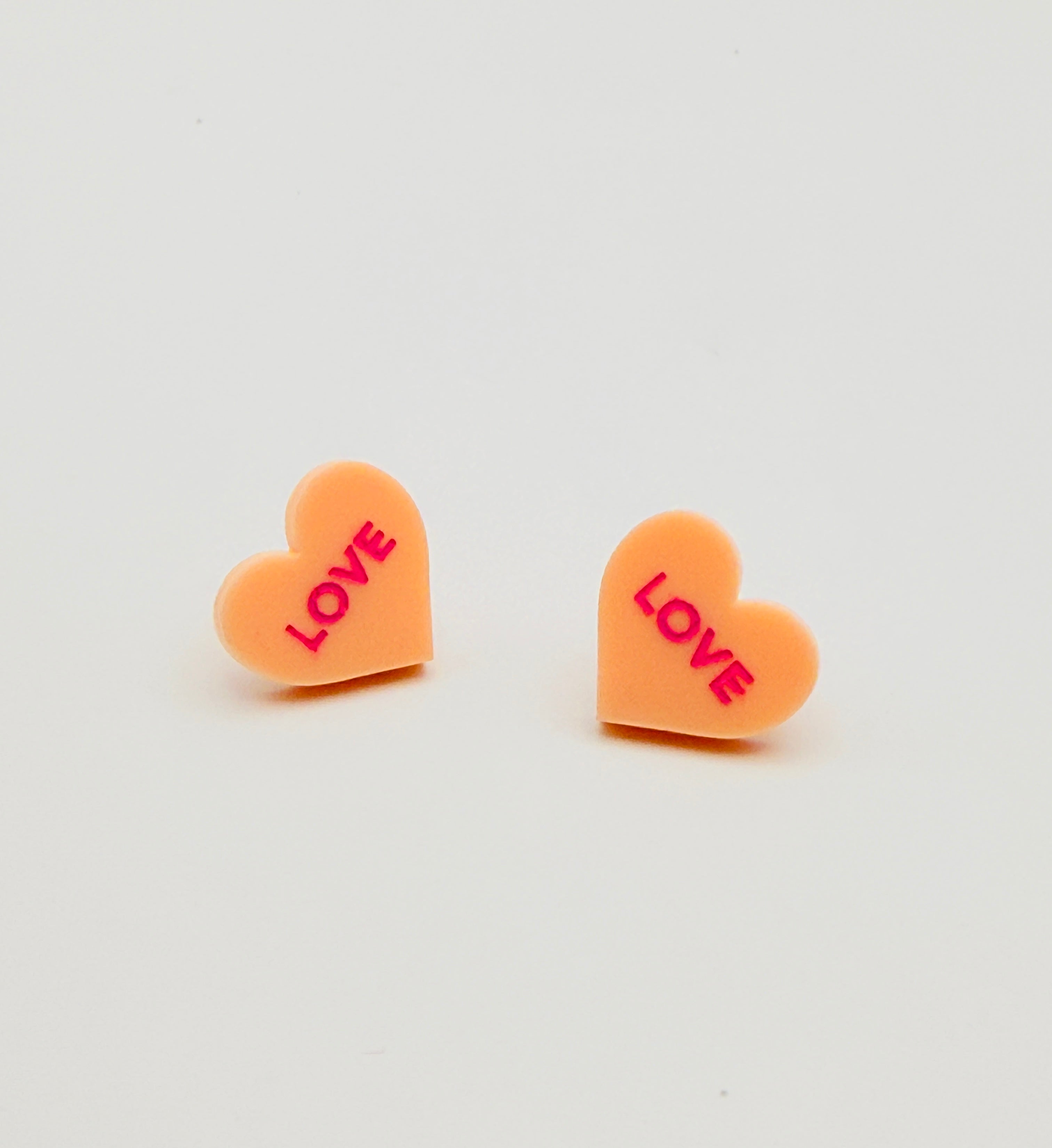 Candy Heart Earrings