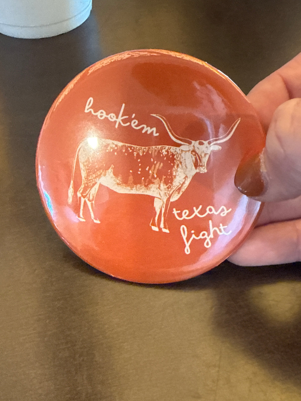 Burnt Orange Game Day Buttons
