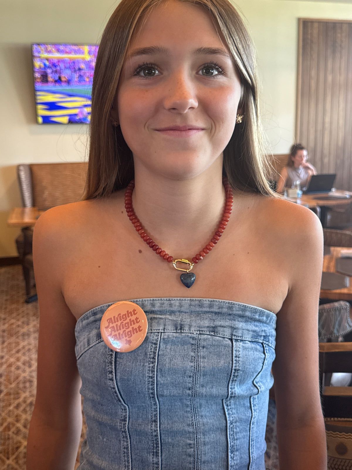 Burnt Orange Game Day Buttons