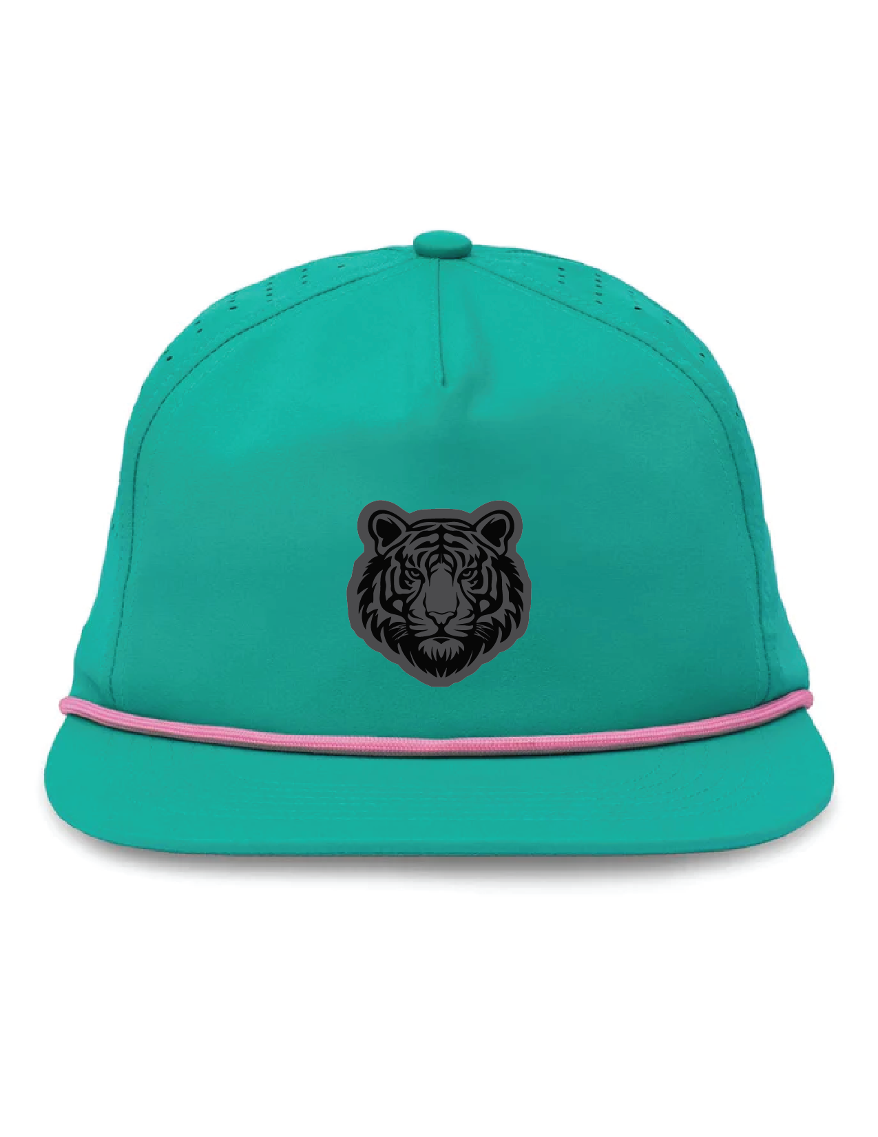 Galarraga Teal Unstructured Rope Hat