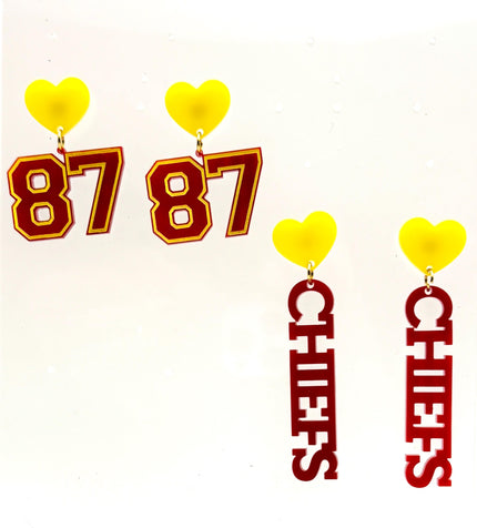 Chiefs Love Earrings