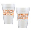 Corny Dogs Styrofoam Cups - Set of 10
