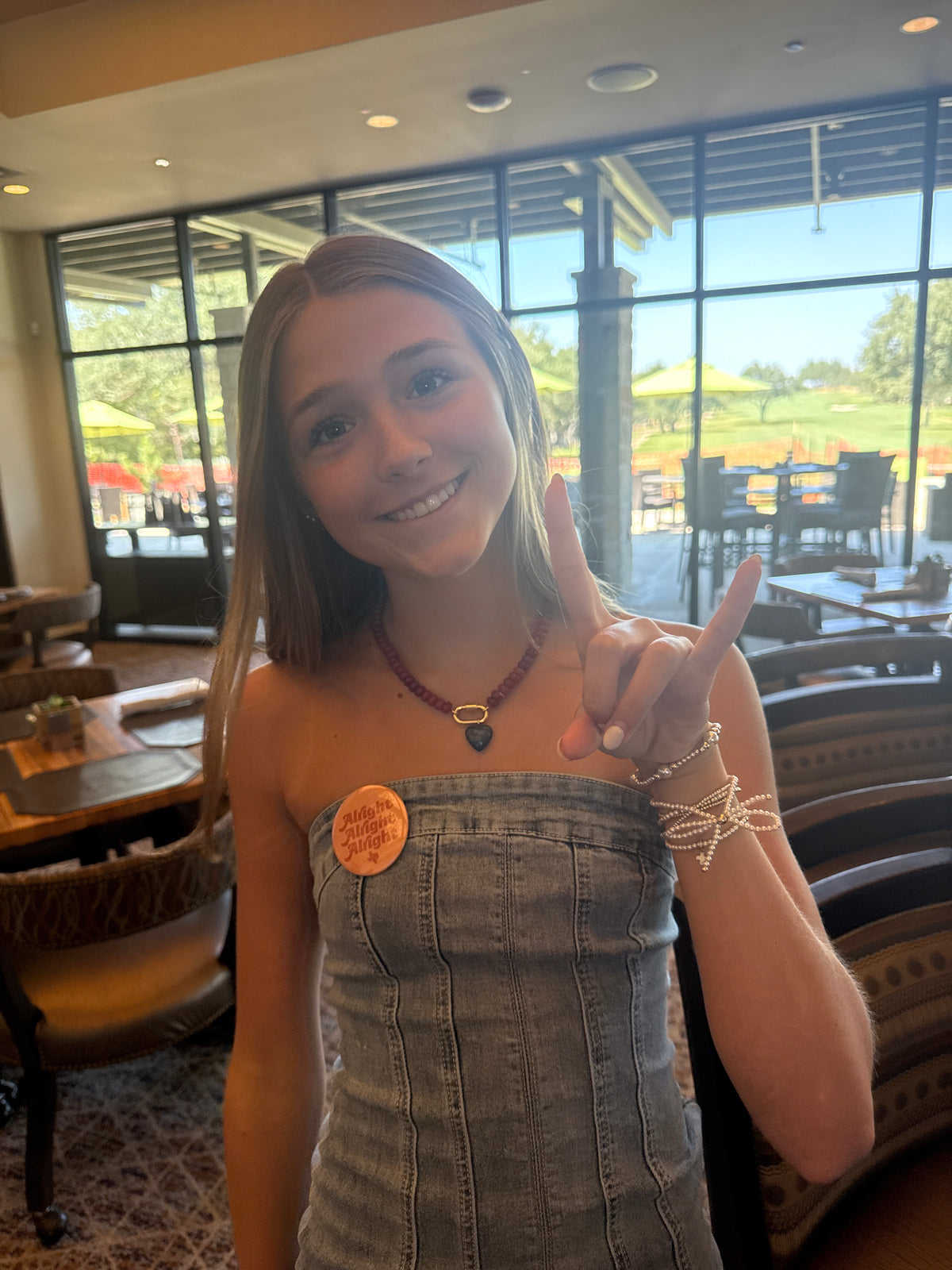 Burnt Orange Game Day Buttons