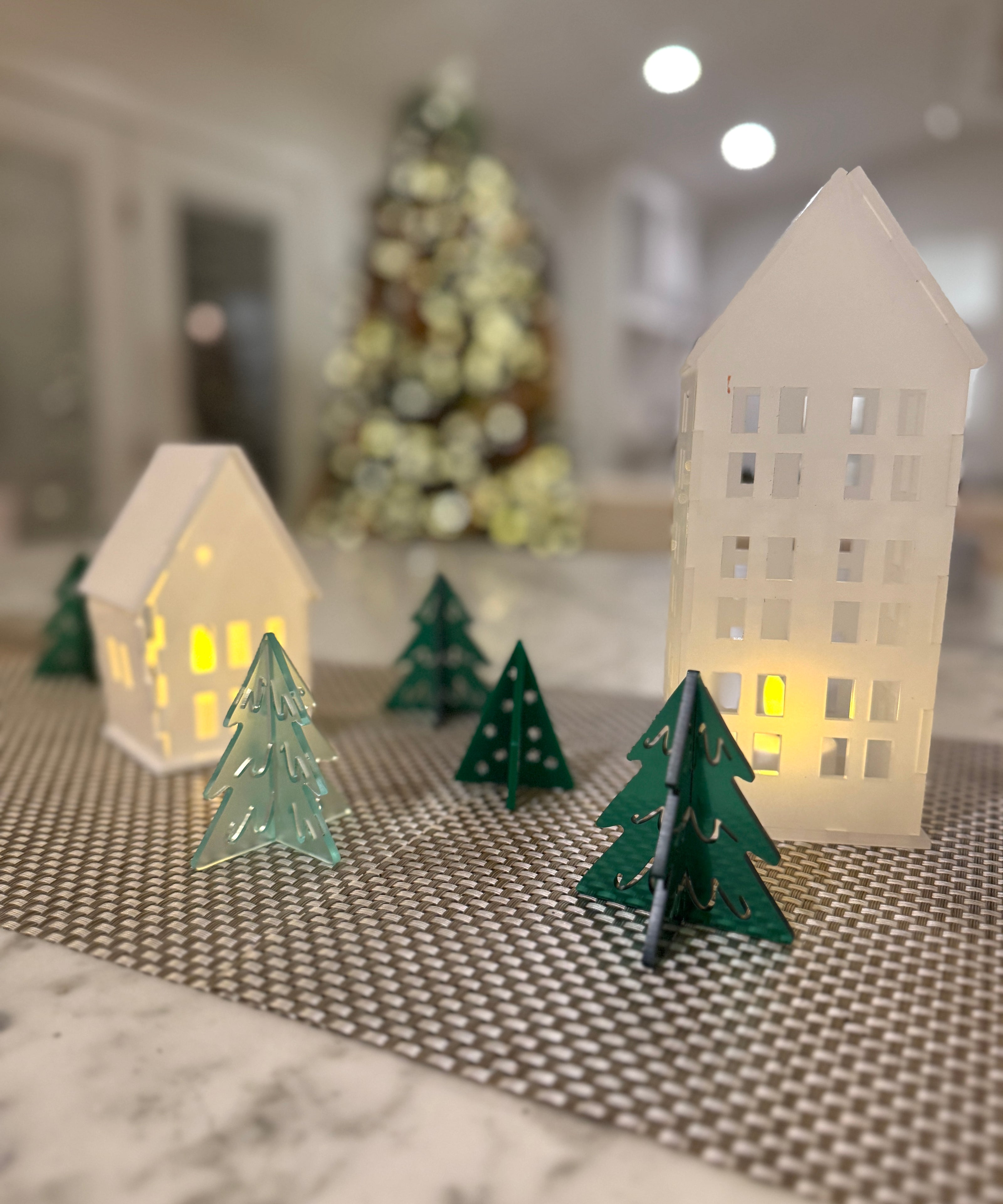 Modern Christmas Village