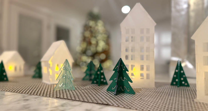 Modern Christmas Village