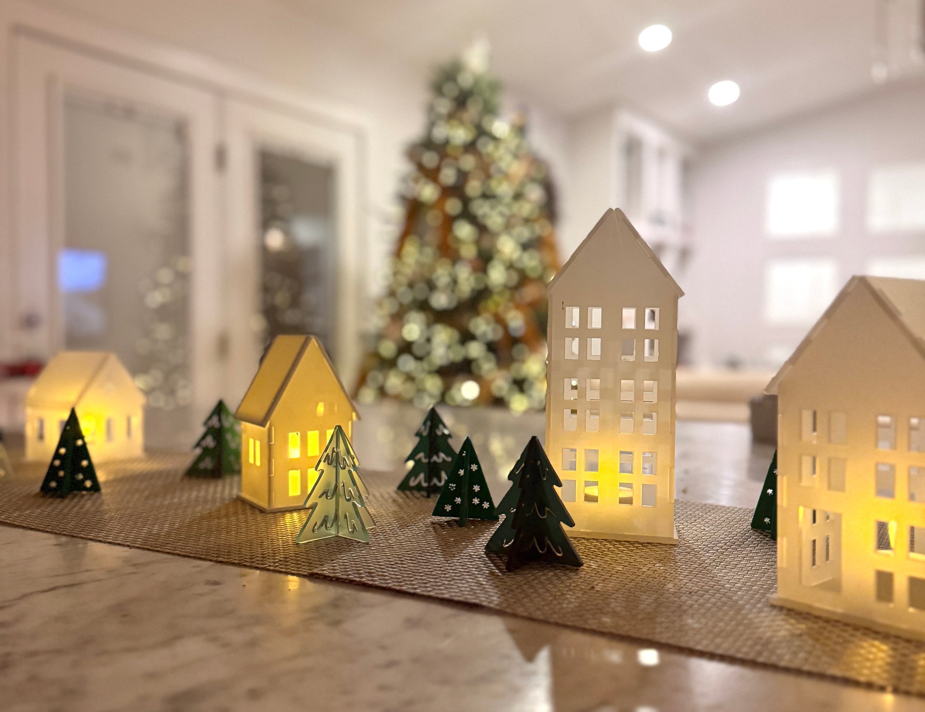 Modern Christmas Village