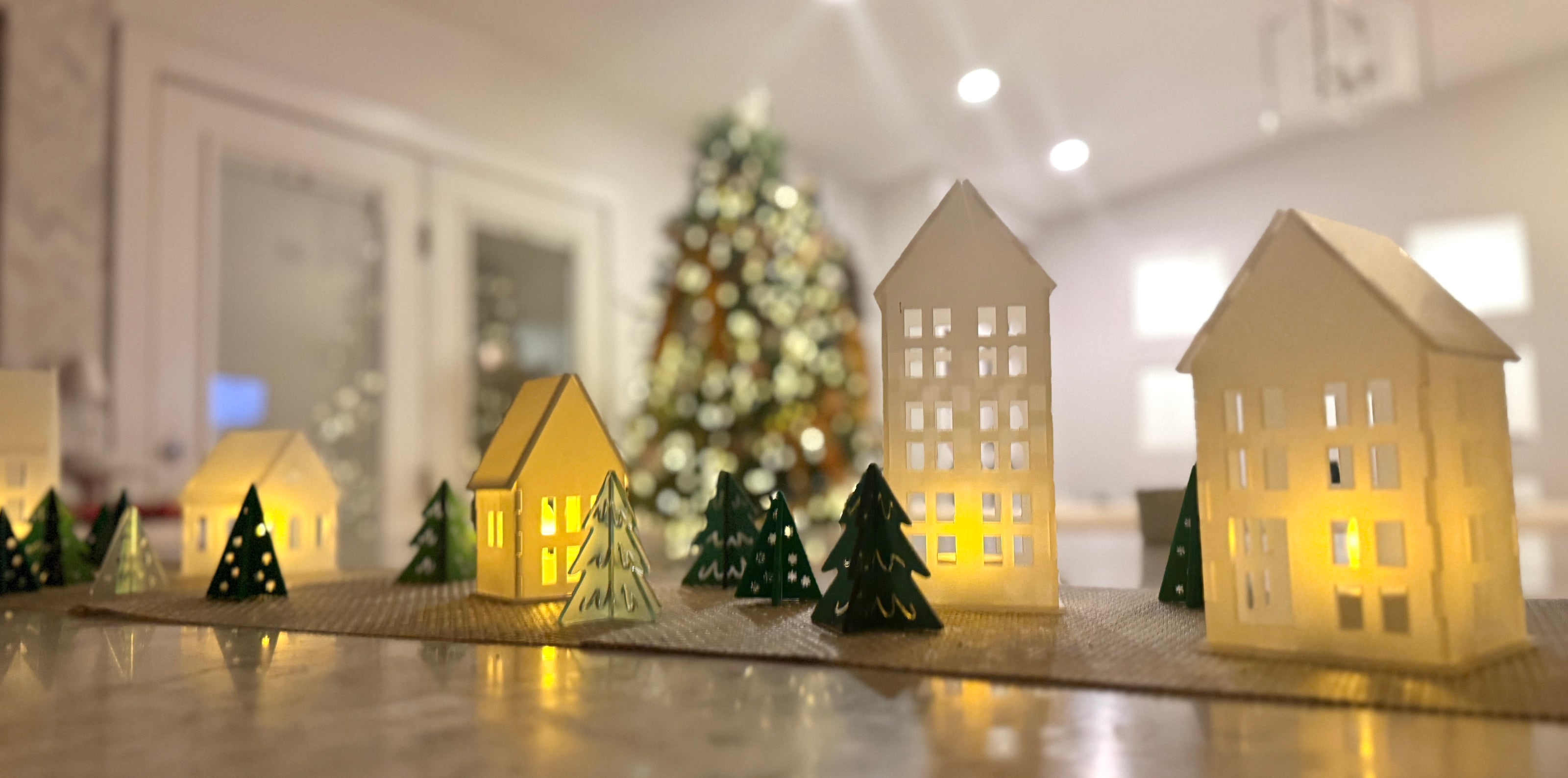 Modern Christmas Village