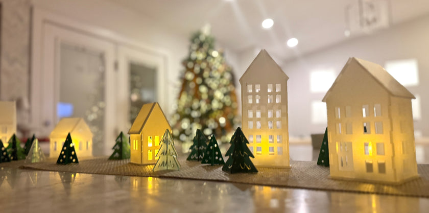 Modern Christmas Village