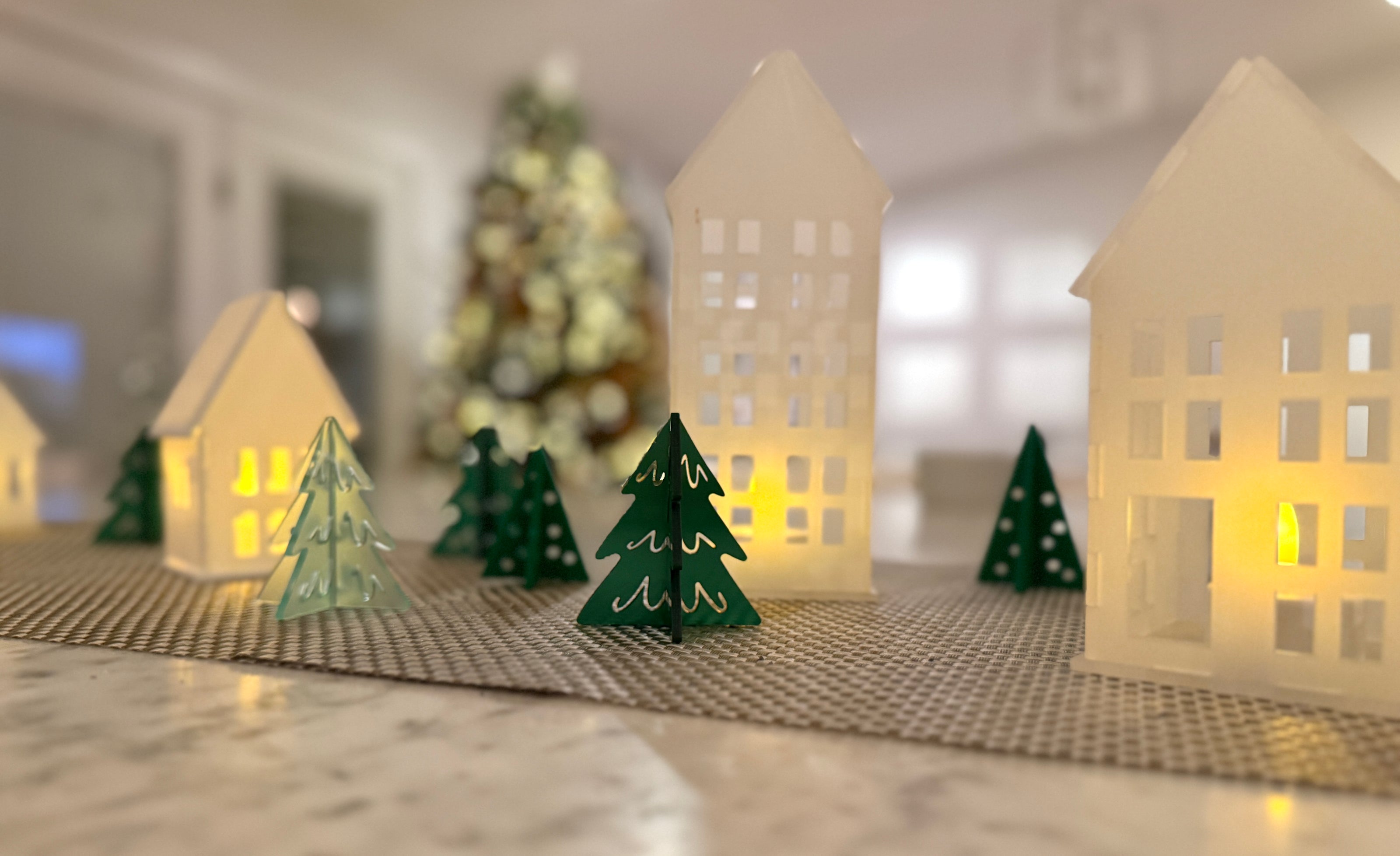 Modern Christmas Village