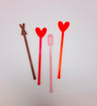 XO Valentine Swizzle Sticks