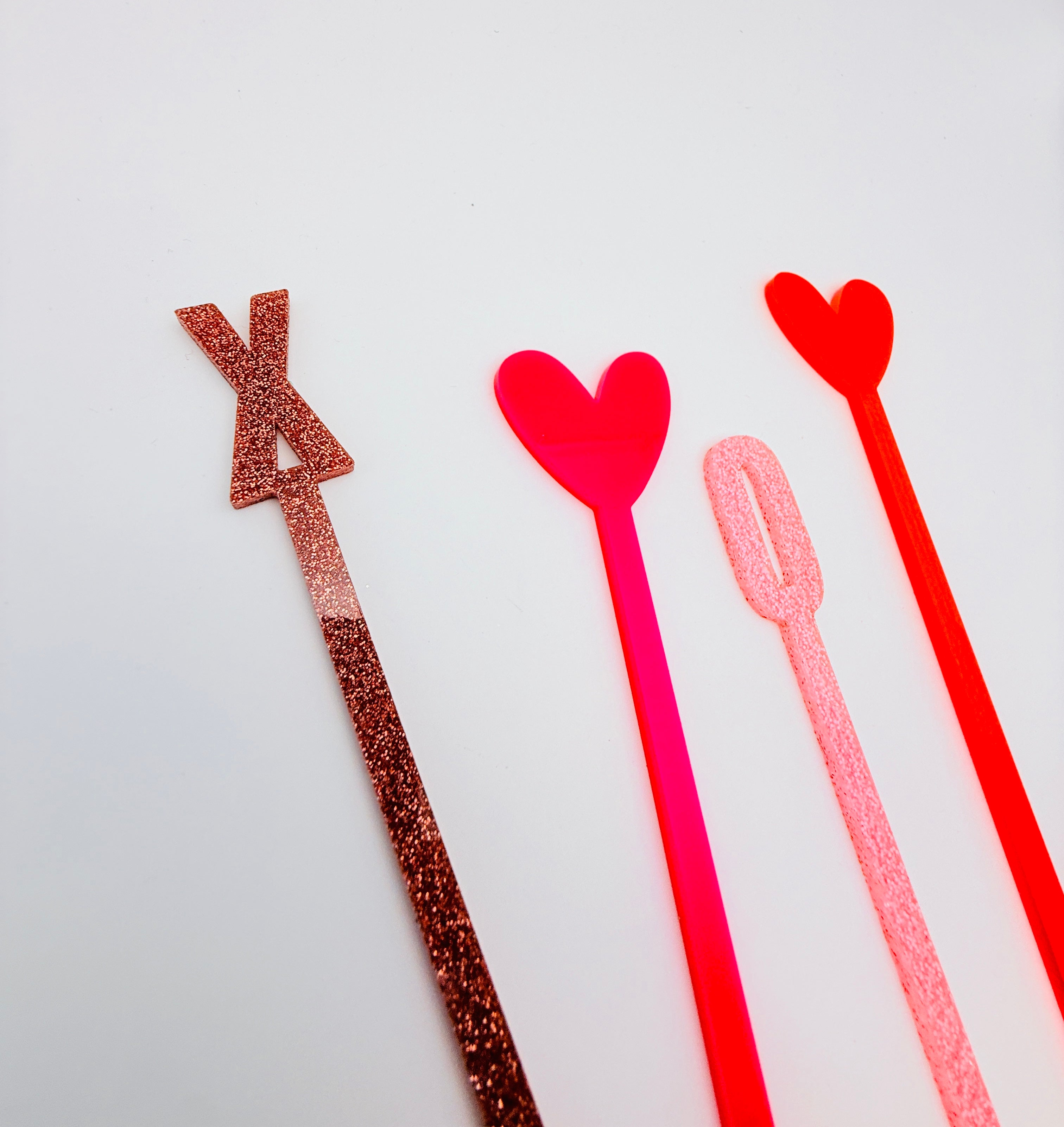 XO Valentine Swizzle Sticks