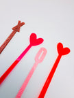 XO Valentine Swizzle Sticks